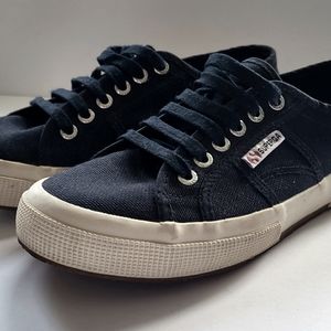 Canvas Superga Sneakers (Navy Blue)